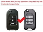 Carbon Fiber Pattern Sporty Smart Key Fob Cover Case For Honda Accord Civic Cr-v