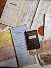Lot Of Antique   Vintage Banking Deed Currency Receipts Etc  1800   s And Up
