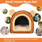 Guinea Pig   Rabbit Cozy Hideout House - Small Animal Bed For Guinea