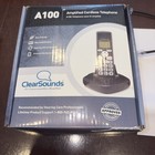 New Open Box Clearsounds A100 Big Button Amplified Cordless Phone   Ans Mach B8