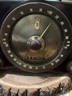Vintage Radio Zenith Tube Radio Am fm Bakelite Airplane Dial Art Deco    works   
