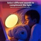 Wake Up Alarm Clock  Colorful Ambient Lights  Simulate Sunrise And Sunset Light