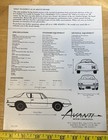Vintage Avanti Car Brochure Studebaker History Raymond Loewy Design Pamphlet