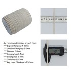 4mm X 172 Yard Beige Braided Macrame Cotton Cord Rope Crafts Plant Hangers