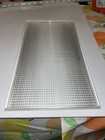 Clear Glass 6 5x12 Sawtooth Ribbed Prismatic Subway Tile Panel Lens Volume    