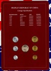 Coin Sets Of All Nations China 1977-1982 Unc 1 Yuan 5 2 1 Jiao 1981