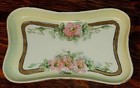 Vintage 7-pc Limoges Vanity dresser Set Floral Design