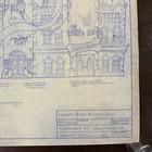1995 Nickelodeon At Alton Towers Blueprint Concept Art Nmt-101 Nick Cafe Rare