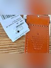 Vineyard Vines Heritage Stripe Reversible Belt Size 38 Navy Leather Nwt