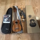 Kmise Ukulele Model  kmu21s 21 Inch   Case Bag  Strap  Strings  Pic   Tuner