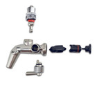 Nukatap   Stainless Steel Beer Faucet   Flow Control Gen 2   Forward Sealing Keg