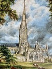  salisbury Cathedral  Ceramic Tile England