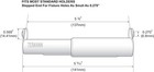 Teravan Standard Extender For Extra Large Toilet Paper  Allows Most White 