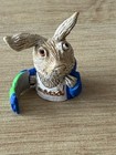 Warwick Models Mad March Hare Thimble Alice In Wonderland Pewter Collectable