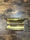 Vintage Solid Brass Mail Letter Holder Desk Organizer Claw Feet Made In Usa