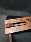 Ww1 Folk Art Wood Noise Maker - Yankee Division Soldier Welcome Home Parade