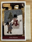 Winter Memories Punch Needle Pattern By Sew Cherished W Printed Weavers Cloth
