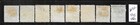Samoa Scott  9d-16e 1895 King Malietoa Short Set Perf 11- Mint Hinged