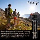 Feloiy 11 Oz Bear Spray Deterrent With 1 Pack Free Peper Spray 1 2oz