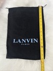 Lanvin One Paris Black Dust Bag 10 5    By 15    Shoes Small Bag
