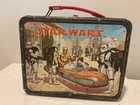 Vintage 1977 Star Wars Metal Lunchbox With Xwing Fighter And Original Artwork