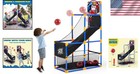 Arcade Basketball Game Set - Indoor outdoor Play   Air Pump Included