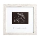  Rustic Sonogram Picture Frame  Love At First Sight Love At First Sight Frame