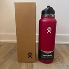 Hydro Flask 40 Oz Wide Mouth Water Bottle Snapper Pink Straw Lid W40bsw604 New