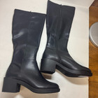 Inc Womens 10 M Black Chrissie High Heeled Zip Up Knee High Boots Nib Ht5
