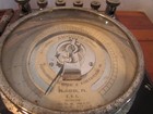 Antique Ammeter Westinghouse Electric Portable  Current  Wood Case Great 