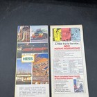 Lot Of 2 Vintage Road Maps Brochures Hess Mobile New York New York City  p1-5 