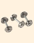 Walthers Proto 33  Turned Metal Wheelsets Metal Axles Ho  100-pack  Free Ship