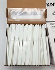 Disposable Plastic Knives Bulk 1000 Count White Heavyweight 10x 100 Count Boxes