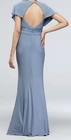 Db Studio David   s Bridal Bridesmaid Dress Blue Slate Size 8 Pre-loved owned
