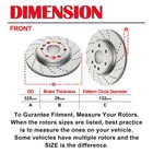 Front And Rear Rotors Brakes Pads Fit For Enclave Chevy Traverse Acadia Brakes