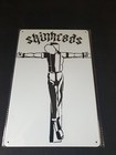 Skinhead Man On Cross Metal Sign Plaque Ska Poster Retro Garage Shed Free P p