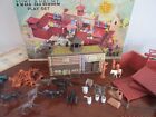 Vintage Marx Fort Apache Play Set No  3681 W  Box  Figures   Accessories