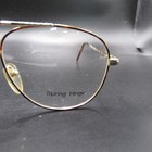 Vintage Style Gold Aviator Eyeglass Frames 58-18-145 Spring Hinge Made In China