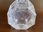 Vintage Large Clear Glass Flat Top Decanter Bottle Stopper