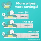 Pampers Sensitive Baby Wipes Unscented  1 Pack  84-672 Total Count