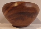 Vintage Mid Century Modern Style Accent Carved Taverneau Monkey Pod Wood Bowl