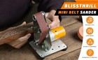 Mini Belt Sander  Electric Small Sander Knife Making Supplies  7 Adjustable