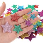 270 Pcs Self Adhesive Holographic Small Star Stickers - Glitter Foam Stickers