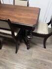 Antique Dining Room Table With 4 Chairs