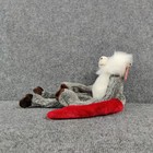 Fiesta Monkey Plush Madril Realistic Stuffed Animal Lifelike Blue Face Red Tail