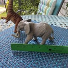 Vintage 1996 Apatosaurus Dinosaur Figure And 1996 Elephant Figure Safari Ltd