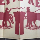 Levi   s Red Promotional Poster 21x29 Vintage Store Display Fold Creases