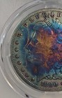 Exceptional Toning 1890- S Morgan Silver Dollar