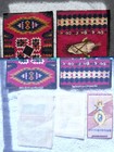 Lot Of 5 Antique Tobacco Silks felts