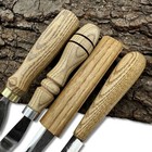 Spoon   Bowl Carving Tools     Hand-forged 52100 Steel Blade  Ergonomic Ash Handle